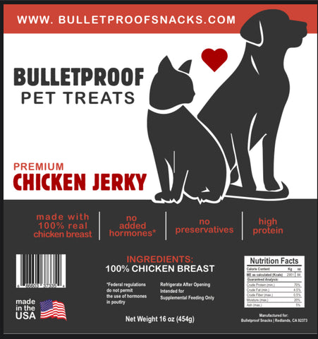 Pet Treats (Chicken Jerky for Pets)